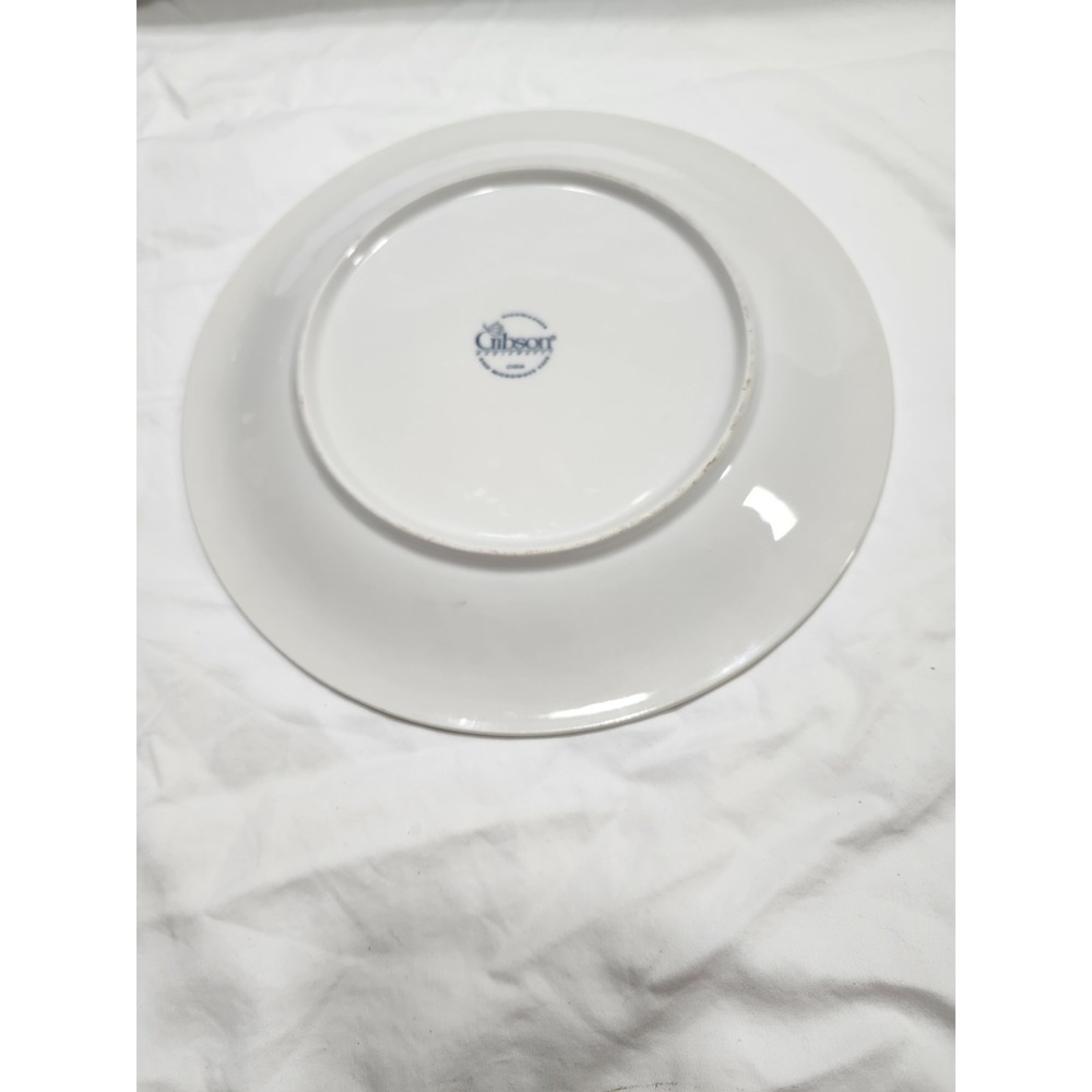 Vintage‎ Gibson  Fruit Dinner Plates Set Of 2  White - Picture 11 of 11